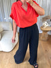 BLOUSE LOUISA ROUGE