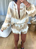 ENSEMBLE TIE AND DIE BEIGE