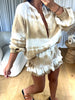 ENSEMBLE TIE AND DIE BEIGE