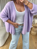 GILET OVERSIZE MOHAIR PARME