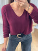 PULL VIVI BORDEAU