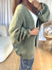 GILET COSY FROUFROU KAKI