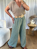 T-SHIRT LUREX CAMEL