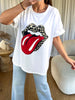 T-SHIRT STONE BLANC