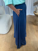 PANTALON VOILE DE COTON MARINE