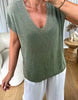 T-SHIRT LUREX KAKI
