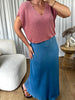 T-SHIRT LUREX ROSE