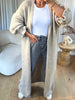 GILET LONG COSY BEIGE