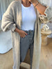GILET LONG COSY BEIGE