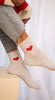 CHAUSSETTES COEURS BLANC