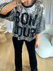 TOP SEQUINS BONJOUR