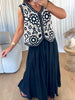 GILET CROCHET NOIR