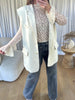 VESTE BLAZER SANS MANCHES