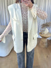 VESTE BLAZER SANS MANCHES