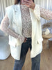VESTE BLAZER SANS MANCHES