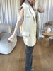 VESTE BLAZER SANS MANCHES