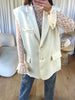 VESTE BLAZER SANS MANCHES