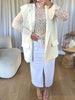 JUPE EN JEANS KENZA BLANC