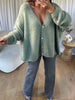 GILET OVERSIZE MOHAIR KAKI