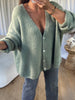 GILET OVERSIZE MOHAIR KAKI