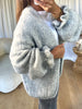 GILET COSY FROUFROU GRIS