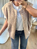 GILET FEUTRINE CAMEL