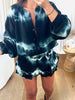 ENSEMBLE TIE AND DIE NOIR