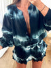 ENSEMBLE TIE AND DIE NOIR