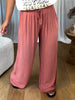 PANTALON CREPON BRIQUE