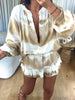 ENSEMBLE TIE AND DIE BEIGE