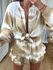 ENSEMBLE TIE AND DIE BEIGE