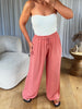PANTALON CREPON BRIQUE