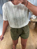 SHORT CORDE KAKI