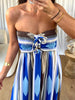 ROBE BUSTIER LOSANGE