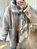 FOULARD BANDANA XL ÉCRU