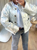 VESTE MATELASSÉE ARGENT