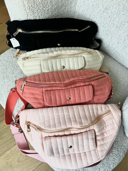 SAC BANANE GAZE NOIR