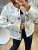 VESTE MATELASSÉE ARGENT