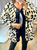 VESTE SHERPA LÉOPARD