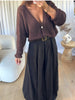 GILET OVERSIZE MOHAIR CHOCO