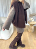 GILET BOUCLÉ CHOCO
