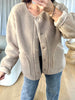 VESTE SHERPA ÉCHARPE BEIGE