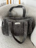 SAC BOWLING VELOURS GRIS