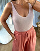 TOP LUREX ROSE