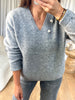PULL ÉCHARPE AMOVIBLE