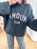 PULL AMOUR CLUB GRIS