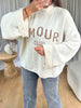 PULL AMOUR CLUB ÉCRU
