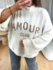 PULL AMOUR CLUB ÉCRU