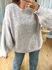 PULL EXTRA DOUX COL ROND BEIGE
