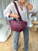 SAC PAULINE CUIR BORDEAU